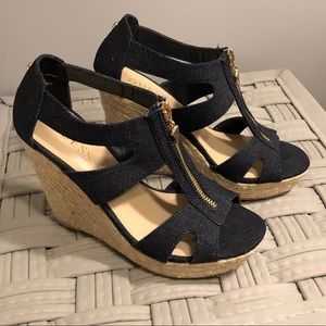 Guess Wedge Sandals LIKE NEW